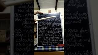 Class - 4 Sub- E.V.S Lesson- 2  Sense organs- window to the world Bookwork, word meaning, ques-Ans