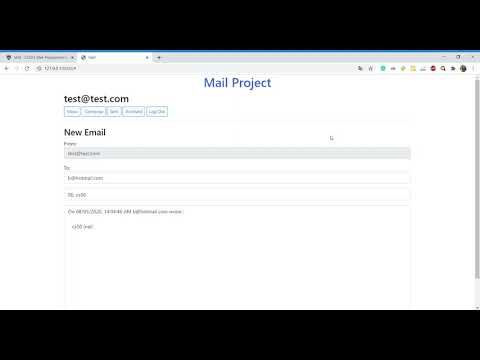 CS50 Web Mail Project