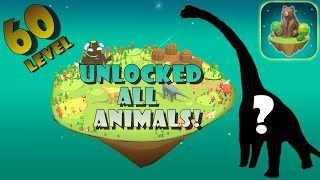 Merge Safari (by Super Awesome Inc.) - Unlocked Evolutions All Animals & Opening 60 Level! (Part 1) screenshot 2