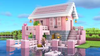 Minecraft: Cherry Blossom Lake House [Tutorial]
