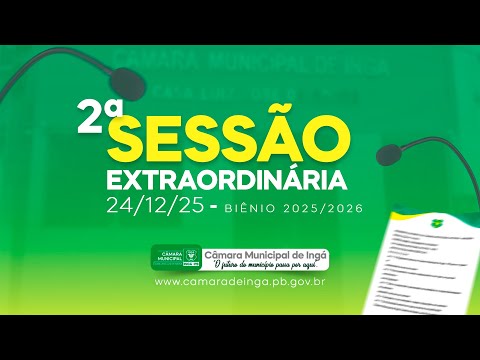 Sessão Extraordinária - 24 12 2025