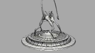 zbrush alien export vers c4d en .obj