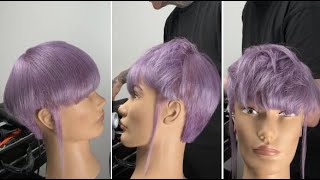 Creative Short Layered Women's Haircut Tutorial | Precision Hair Cutting Techniques
