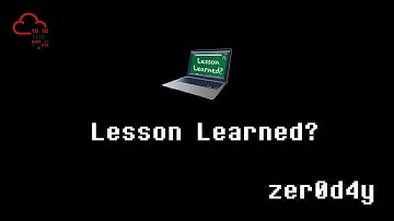 TryHackMe | Lesson Learned?