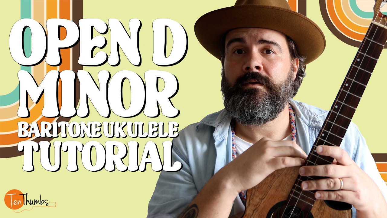 The Saddest Ukulele Tuning of All Time... Open D Minor Baritone Ukulele Tutorial