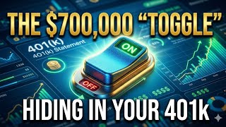 The $700,000 "Toggle" Hiding In Your 401k #401k #Retirement #Investing #QuietWealth#money #finance