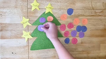 Christmas Tree Spelling Activity 🎄🔠
