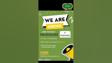 We are hiring PHP Developers at Madurai