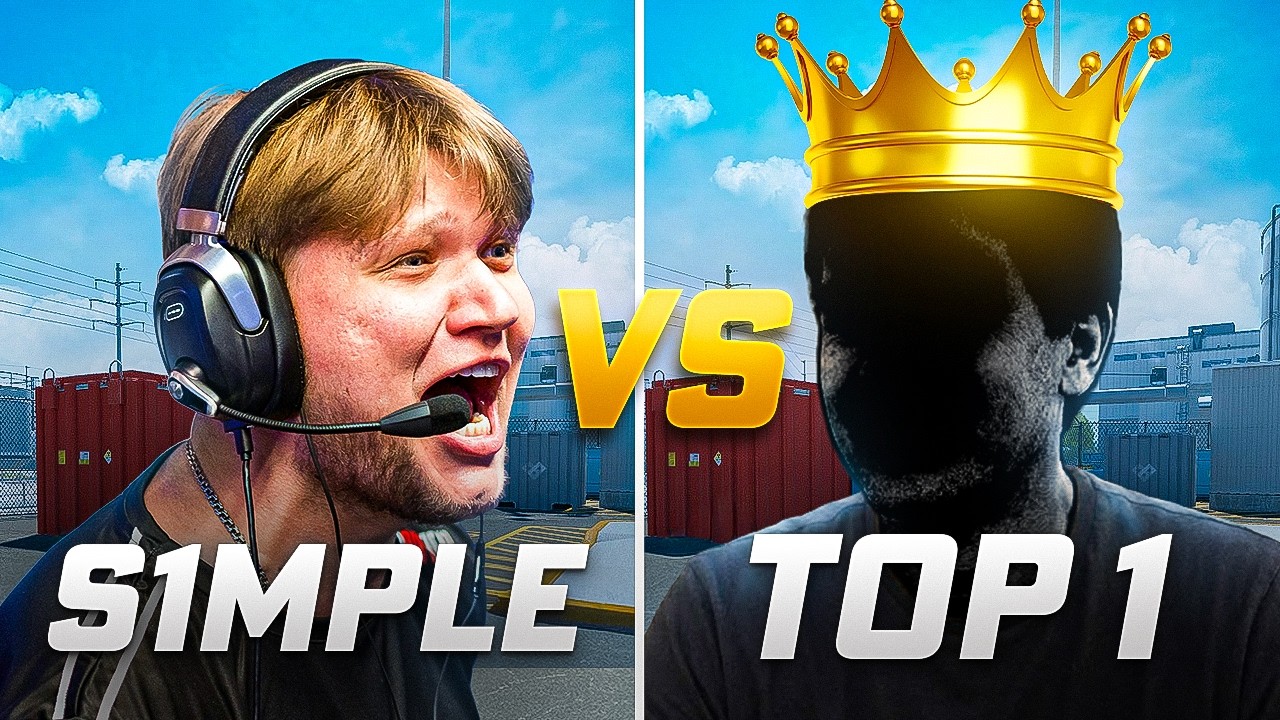 S1MPLE caiu contra o TOP #1 MUNDIAL no CS 2 e isso aconteceu... (goat vs top 1)