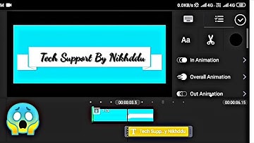How To Make A Cool Intro Using Kinemaster In Android Mobile । Kinemaster Tutorial ।  in Hindi