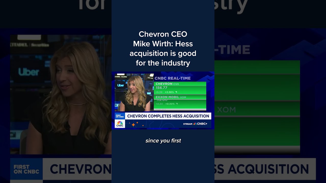 Chevron CEO Mike Wirth Hess Acquisition Is Good For The Industry