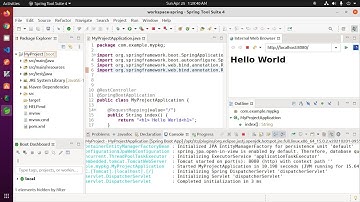 How to Create and Run Spring Boot Web Application in Spring Tool Suite 4 | Spring Boot | Java Maven