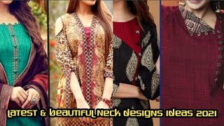 Latest 40 Plus Neck Designs Ideas 2021 || HF Fashion Designs screenshot 5