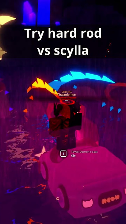 Tryhard Rod VS SCYLLA💀😭 #roblox #robloxfisch #fisch