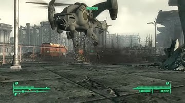 Enclave patrol defeated by 1 raider and her house of traps in Fallout 3