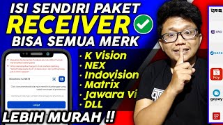 How to FILL Receiver PACKAGES (K-Vision, NEX Parabola, Matrix, Indovision, Jawara Vision DKK) Che...