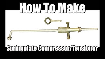 DIY Springplate Compressor Tensioner Tool. (Version 1) Lowering Suspension Aircooled VW Bug Beetle