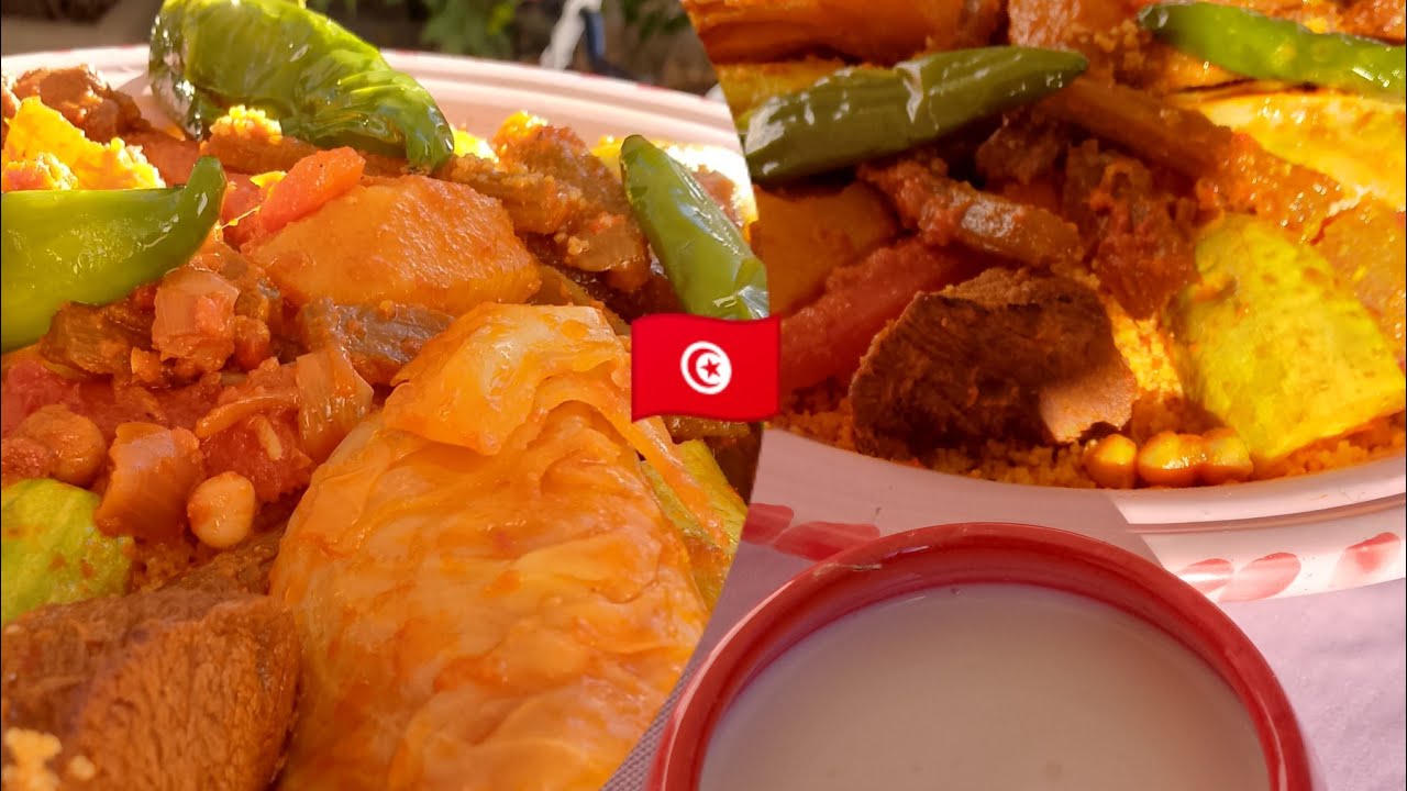 كسكسي زمني بالخضرة و اللحم من يديات ميمتي حاجة بنة #trending