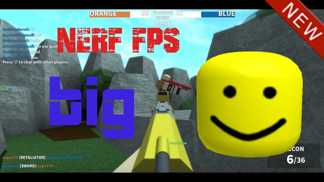 Roblox Nerf Fps Script