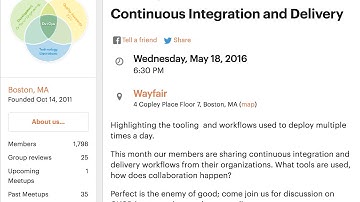 Boston DevOps Meetup: Continuous Integration and Delivery