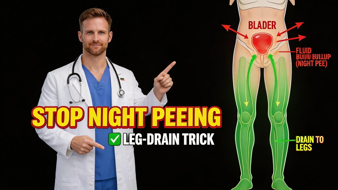 Stop Peeing at Night With Leg-Drain Trick - YouTube
