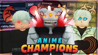 Making My *STRONGEST* GODLY Ω5 "GHOUL" Units in Anime Champions Simulator screenshot 4