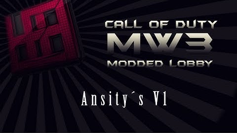 [MW3/ 1.24] Ansity´s V1 Mod Menu Preview
