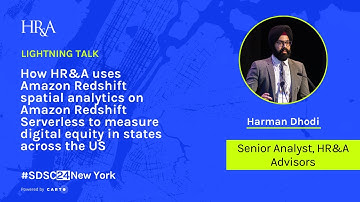 How HR&A uses Amazon Redshift spatial analytics to measure digital equity across the US | HR&A