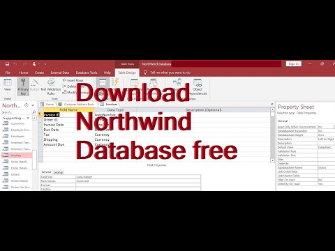 Get the Northwind sample database for SQL Server (รับฐานข้อมูลตัวอย่าง Northwind สำหรับ SQL Server)