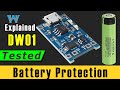 Lithium Battery Protection using DW01 and TC4056 USB  Tested and Explained