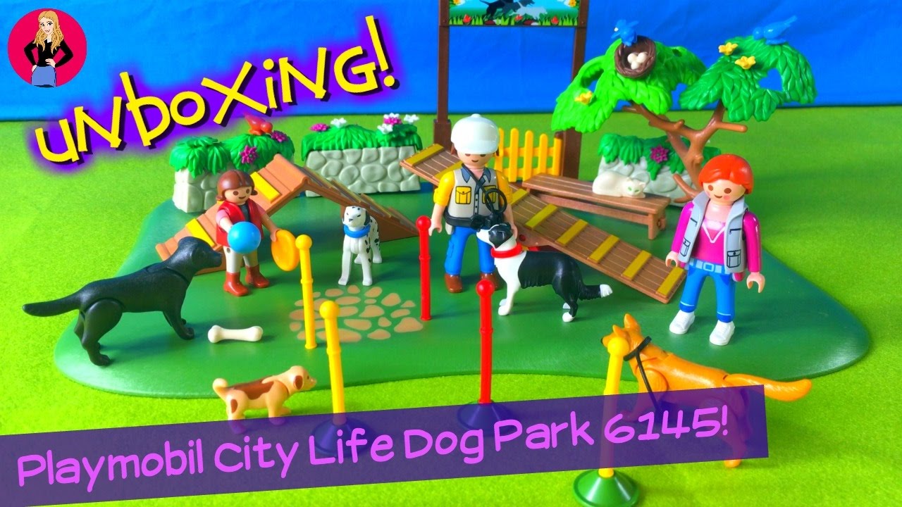UNBOXING PLAYMOBIL City Life Dog Park 6145! YouTube