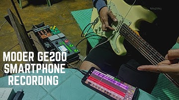 Mooer GE200 smartphone recording through USB