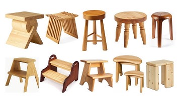 Best Wooden Stool Designs | Handmade Step Stools & DIY Wood Projects. #scrapwoodprojects