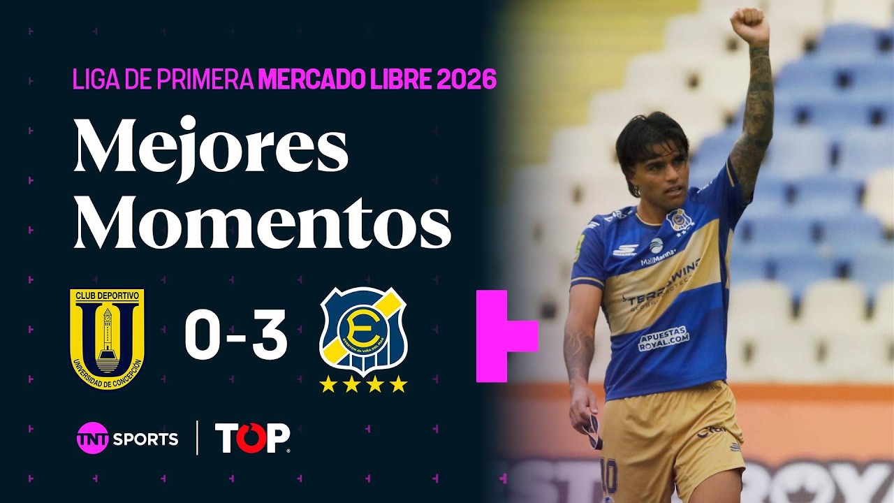 Compacto TOP | 🟡🔵 U. de Concepción 0 - 3 🔵🟡 Everton | Liga de Primera Mercado Libre 2026 - Fecha 5