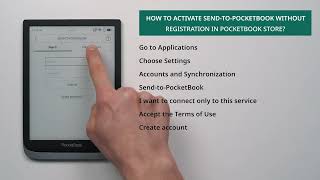 How to activate Send-to-PocketBook without registration in PocketBook Store?