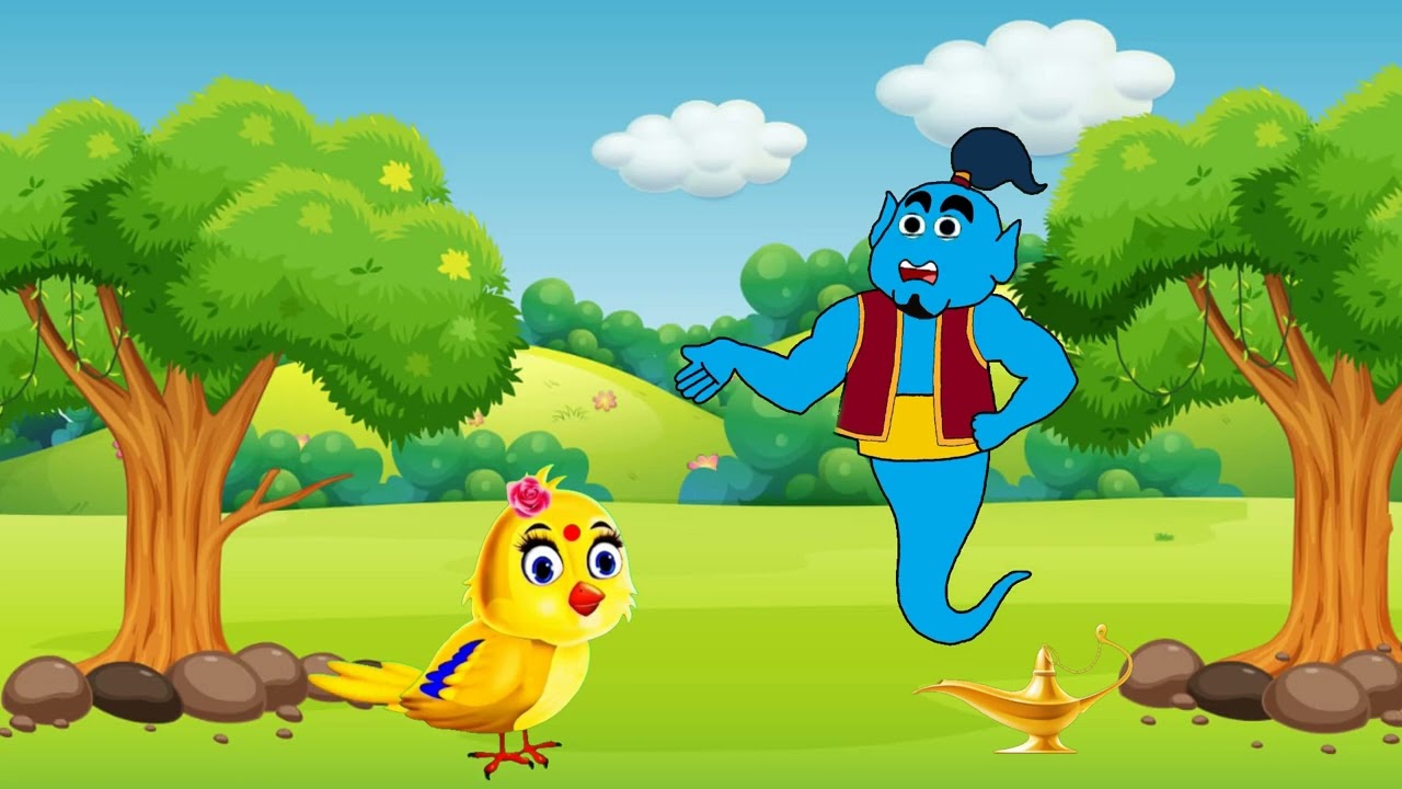 टुनि चिड़िया और  जिन्न की कहानी | Tuni Chidiya or Jin Ki Kahani | Tuni ka Cartoon | Tuni Chidiya