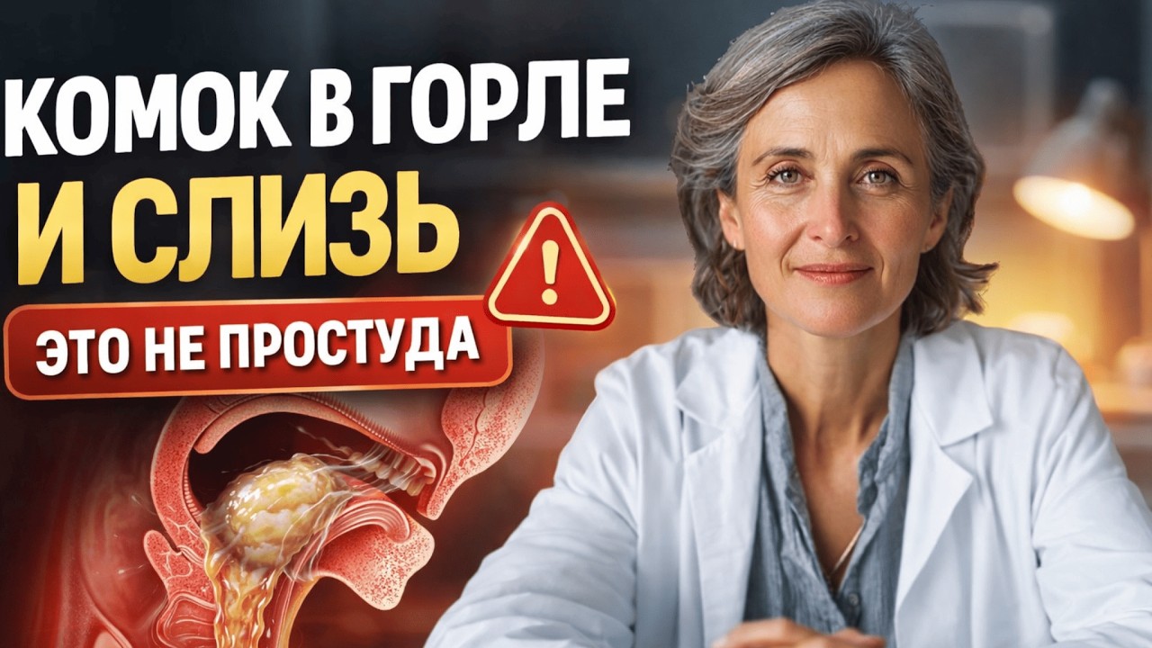 Слизь в горле, а изжоги нет? Вот что на самом деле происходит после пятидесяти