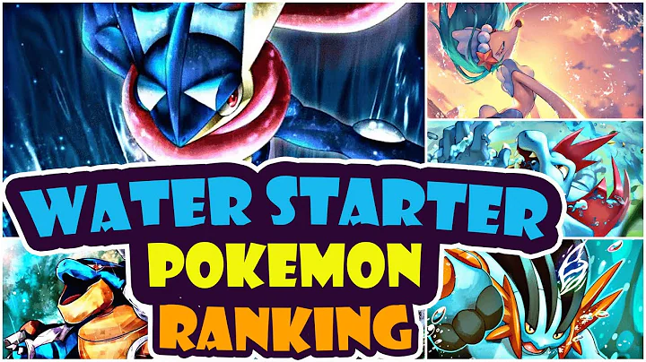 Ranking WATER STARTER POKEMON. Which is BEST WATER Starter Pokemon?