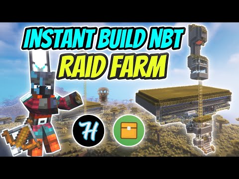 Raid Farm Build Nbt for Horion and Toolbox 1.19.51+