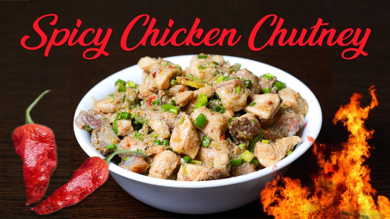 CHICKEN CHUTNEY SPICY CHICKEN CHUTNEY KING CHILLI CHUTNEY YouTube