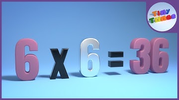 Six Times Table Song For Kids | Tiny Tunes