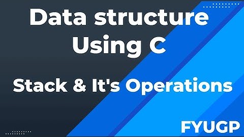 Stack Definition Push Pop Peak operations fyugp Calicut University 3rd semester bca bsc cs