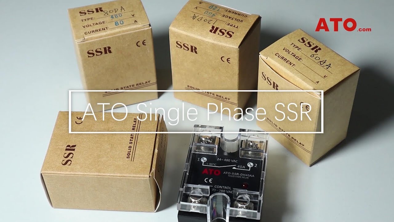 Solid state relay SSR-25DA, 25A 3-32V DC to AC | ATO.com