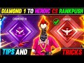 DAMOND 1 TO HEROIC CS RANKPUSH 😲😱