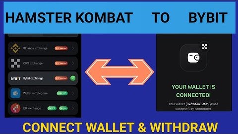 How To Connect Hamster Kombat To Your Bybit Wallet Address | Connect Bybit Wallet To Hamster Kombat