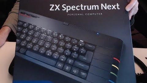 Unboxing ZX Spectrum Next