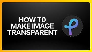 How To Make Image transparent In Pixlr Tutorial