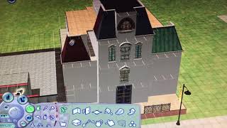 I Made the Victorian Townhouse From the ROKU Screensaver ? Sims 2 Speed Build