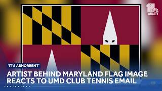 Artist behind Maryland flag image reacts to UMD club tennis email