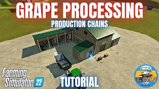 GRAPE PROCESSING - Farming Simulator 22 screenshot 2